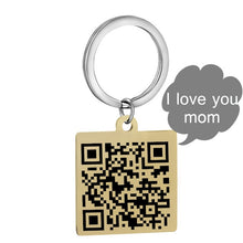 Load image into Gallery viewer, Personalized Customize Engraving  Key Chain Stainless Steel Calendar Highlighted Date Car Logo Plate Number  Anti-lost Keyring