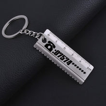 Load image into Gallery viewer, Personalized Customize Engraving  Key Chain Stainless Steel Calendar Highlighted Date Car Logo Plate Number  Anti-lost Keyring