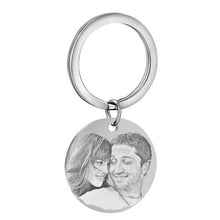 Load image into Gallery viewer, Personalized Customize Engraving  Key Chain Stainless Steel Calendar Highlighted Date Car Logo Plate Number  Anti-lost Keyring