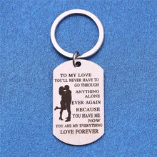 Load image into Gallery viewer, Personalized Customize Engraving  Key Chain Stainless Steel Calendar Highlighted Date Car Logo Plate Number  Anti-lost Keyring