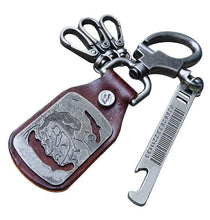 Load image into Gallery viewer, Hephis Carabiner Key Chain and Unique Men Car Keychains Bottle Opener Multi Function High Grade Key Rings Holder Jewelry Gifts