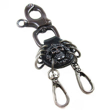 Load image into Gallery viewer, Hephis Carabiner Key Chain and Unique Men Car Keychains Bottle Opener Multi Function High Grade Key Rings Holder Jewelry Gifts